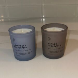 Lavender Eucalyptus and Vetiver Cedarwood Candle Set